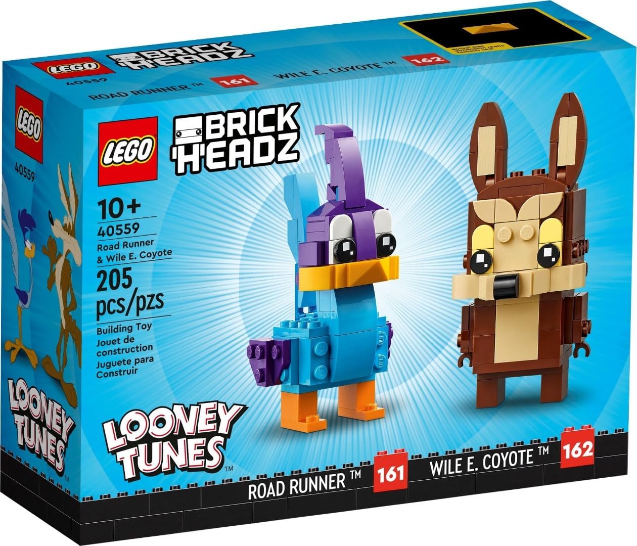 LEGO Road Runner & Wile E. Coyote - Brickheadz #40559