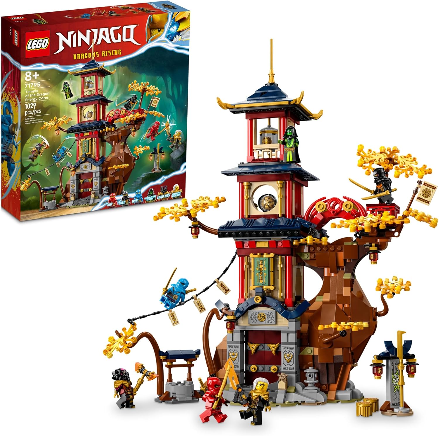 LEGO Ninjago Temple of the Dragon Energy Cores #71795