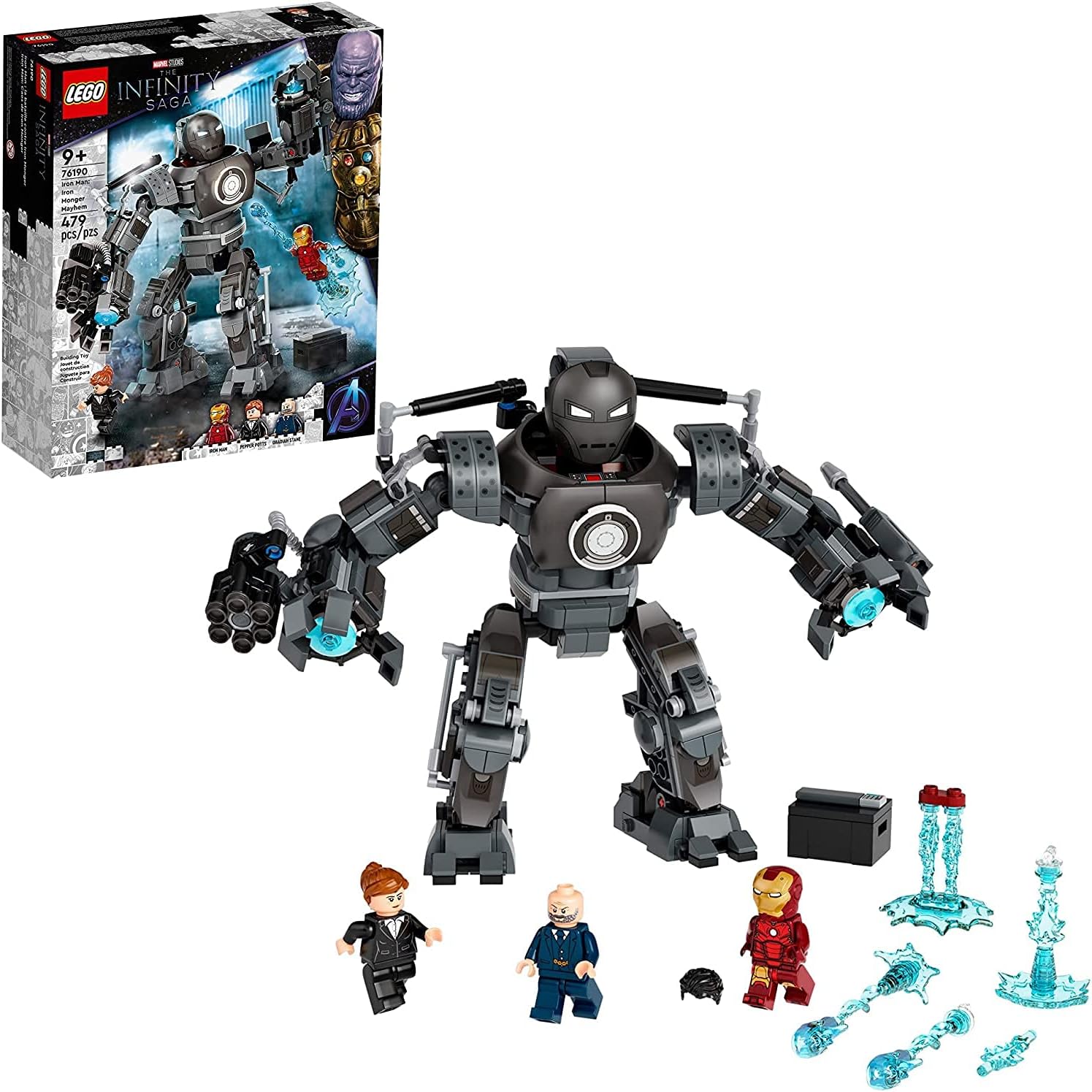 LEGO Marvel Iron Man: Iron Monger Mayhem #76190