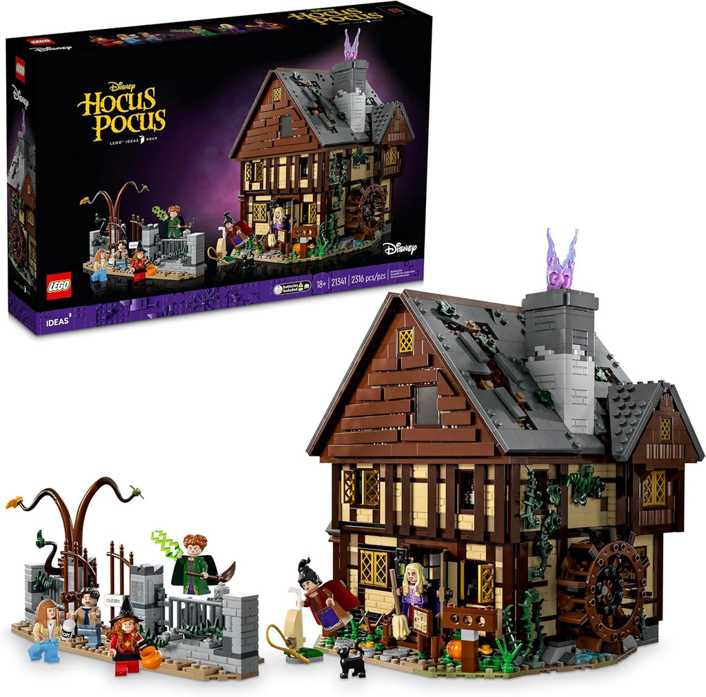 LEGO Ideas Hocus Pocus The Sanderson Sisters Cottage 21341