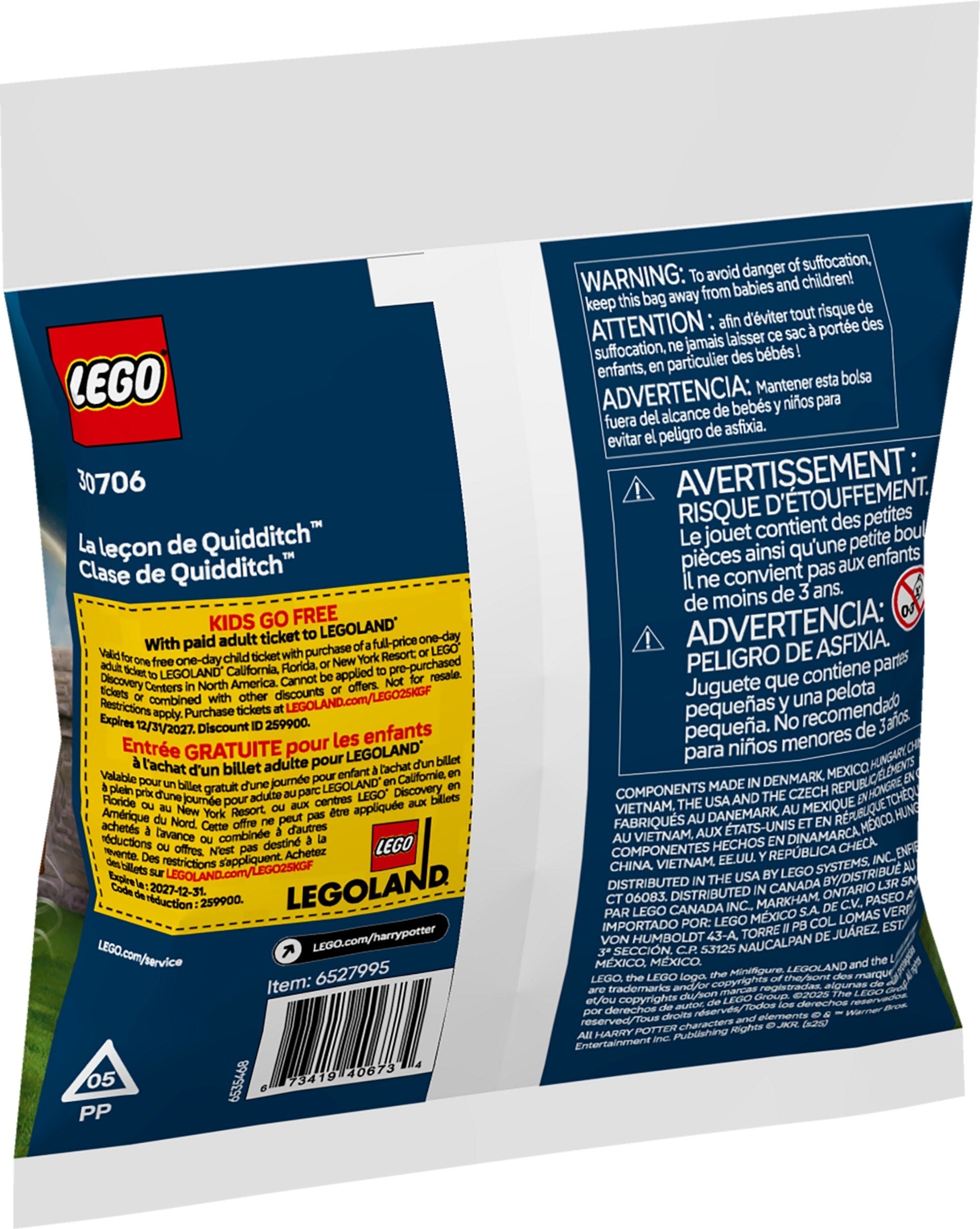 LEGO Harry Potter Quidditch Lesson Polybag #30706