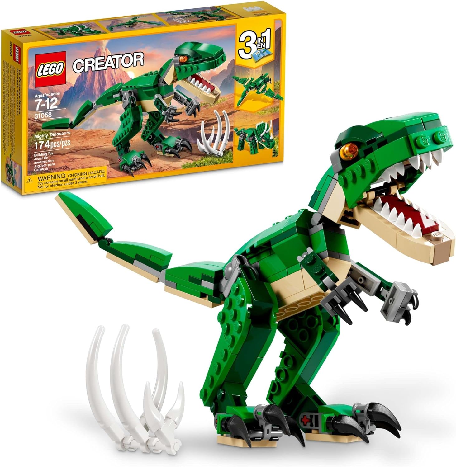 LEGO Creator 3 in 1 Mighty Dinosaurs 31058