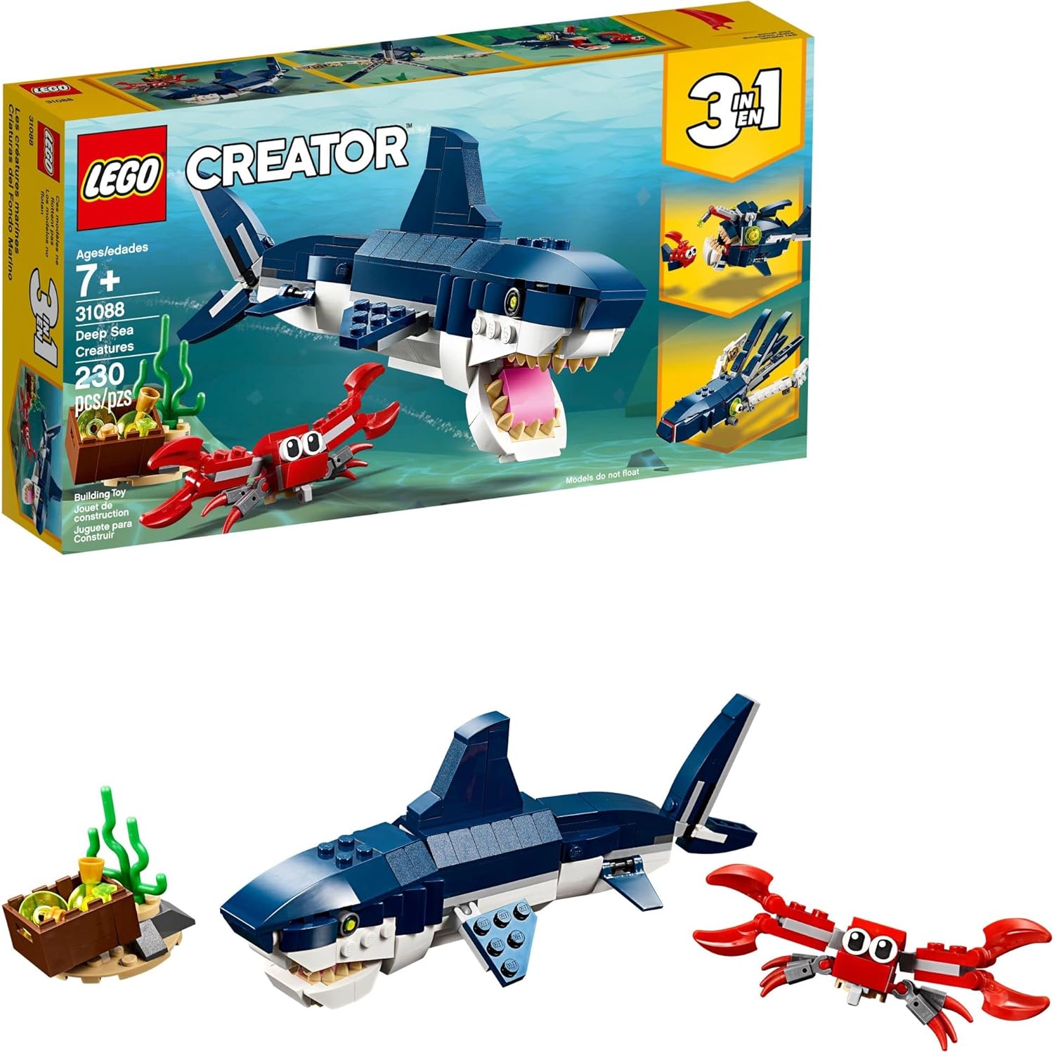 LEGO Creator 3-in-1 Deep Sea Creatures #31088