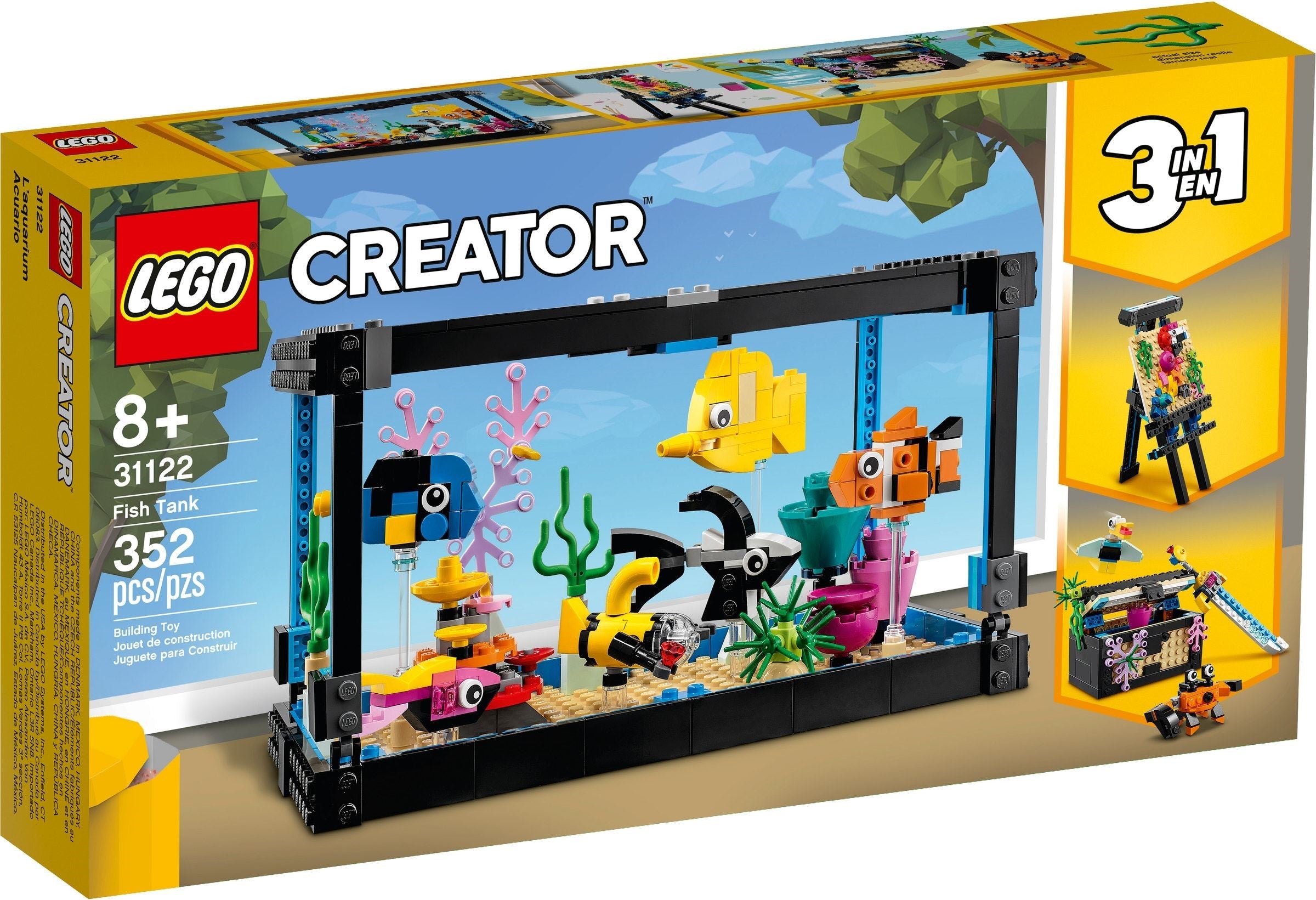 LEGO Creator 3 in 1 Fish Tank #31122
