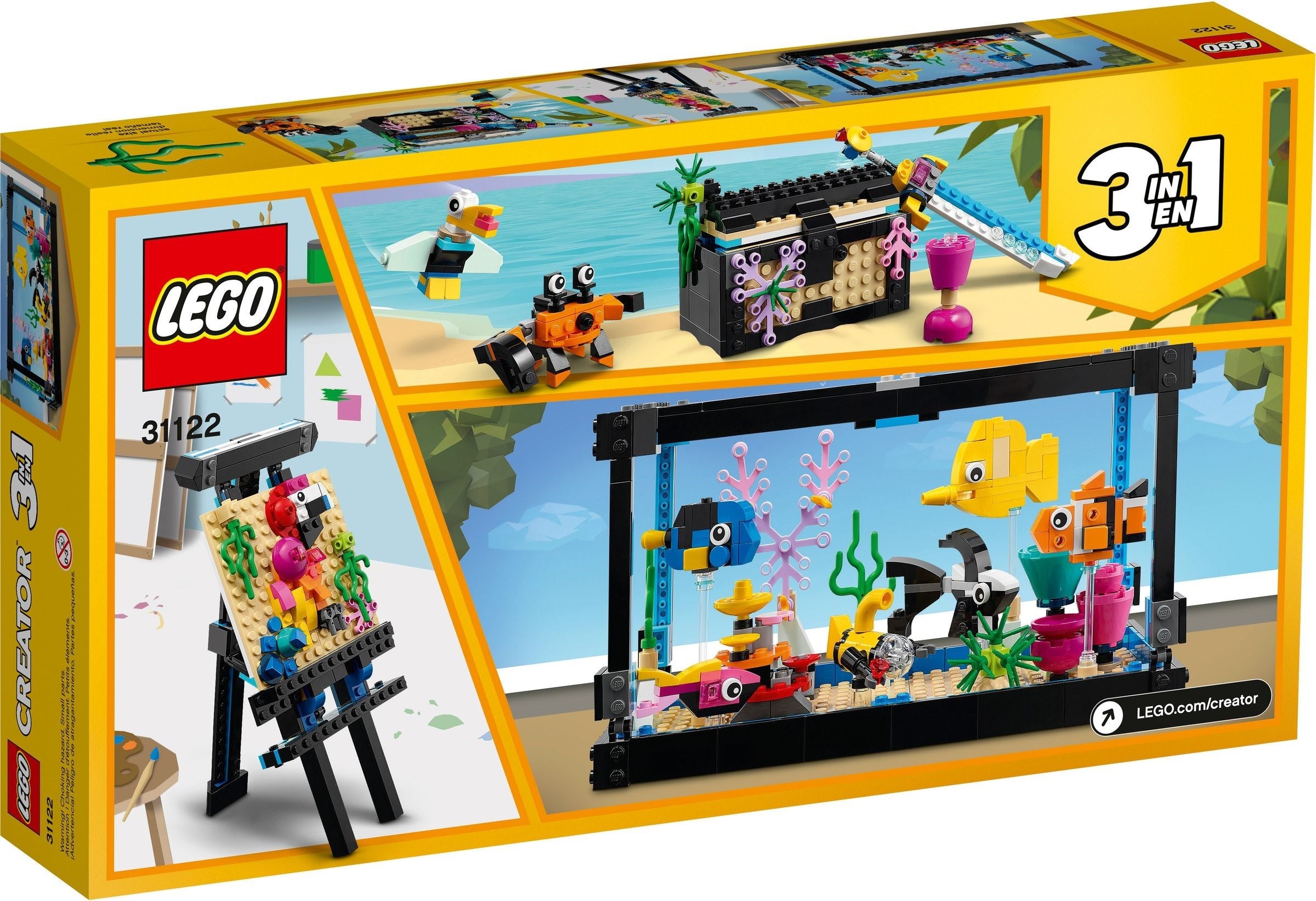 LEGO Creator 3 in 1 Fish Tank #31122