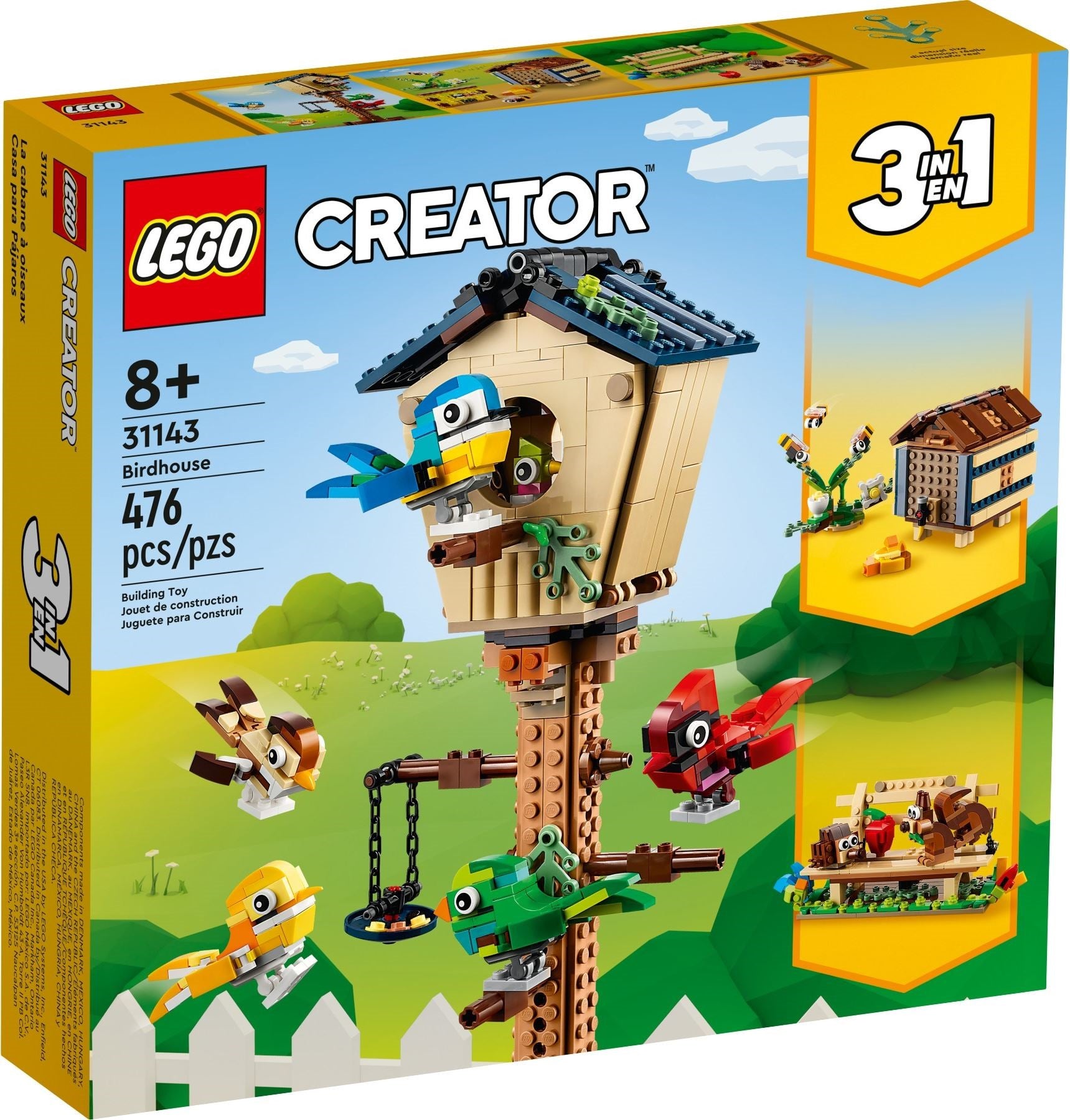 LEGO Creator 3 in 1 Birdhouse #31143