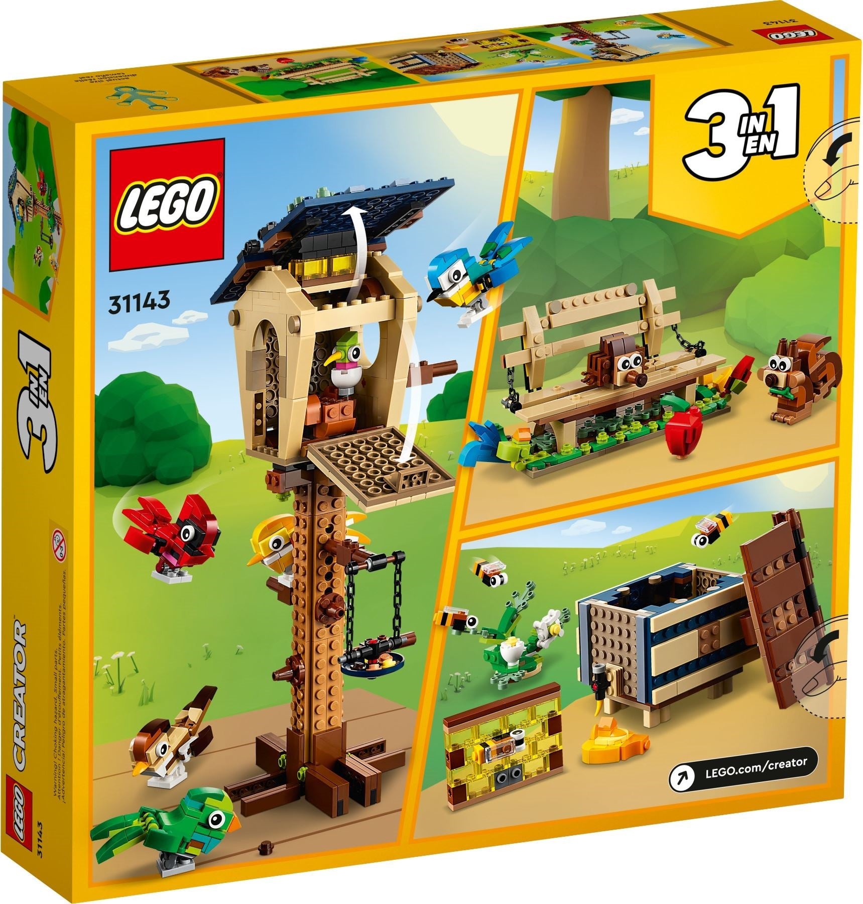 LEGO Creator 3 in 1 Birdhouse #31143