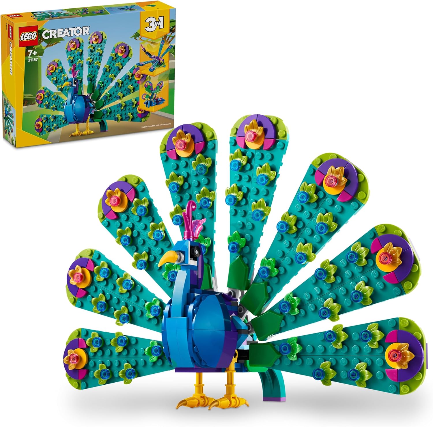 LEGO Creator 3 in 1 Exotic Peacock 31157