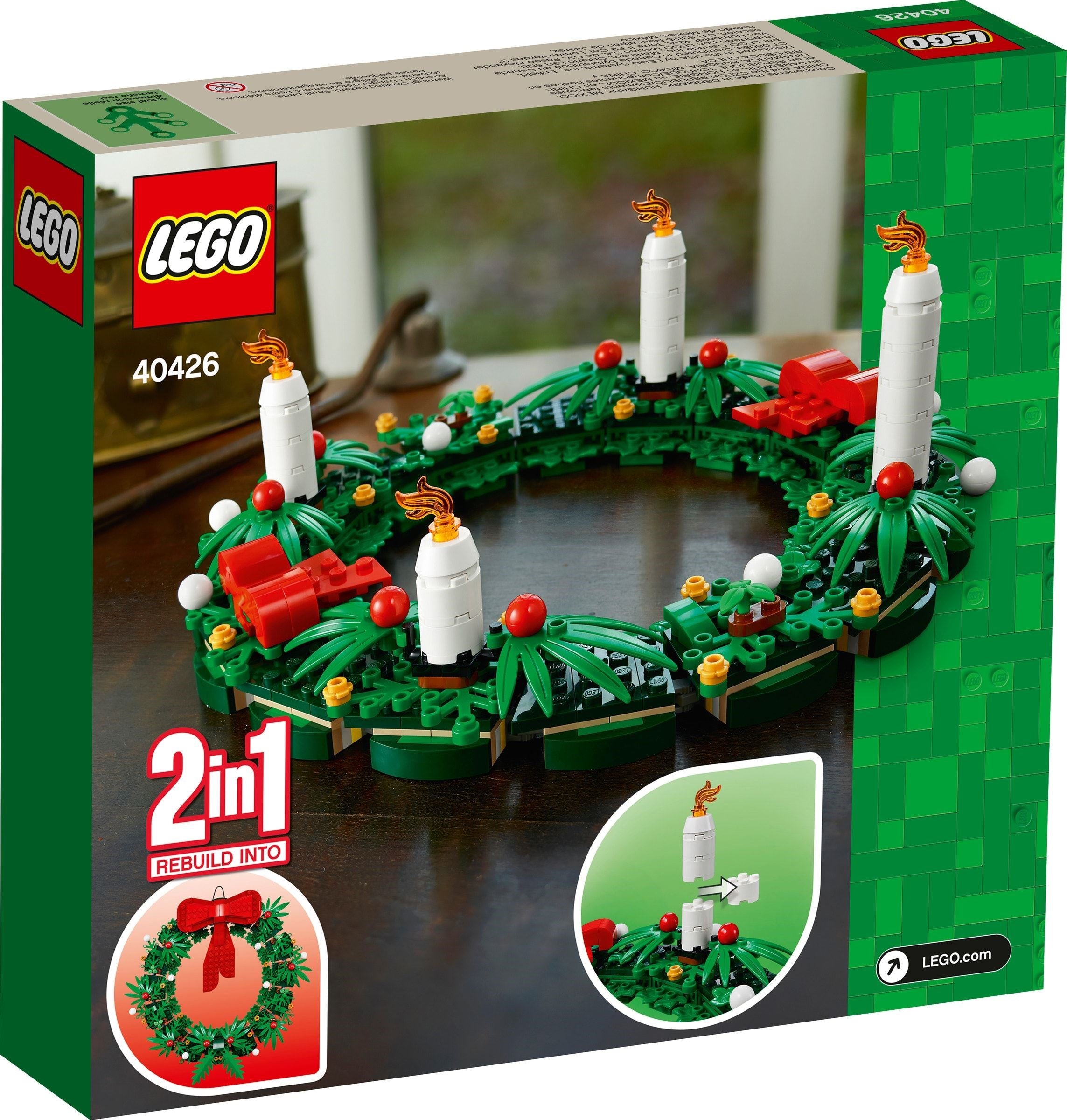 LEGO Christmas Wreath 2-in-1 #40426
