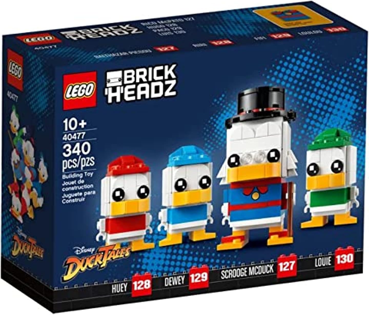 LEGO Brickheadz Scrooge McDuck, Huey, Dewey & Louie 40477