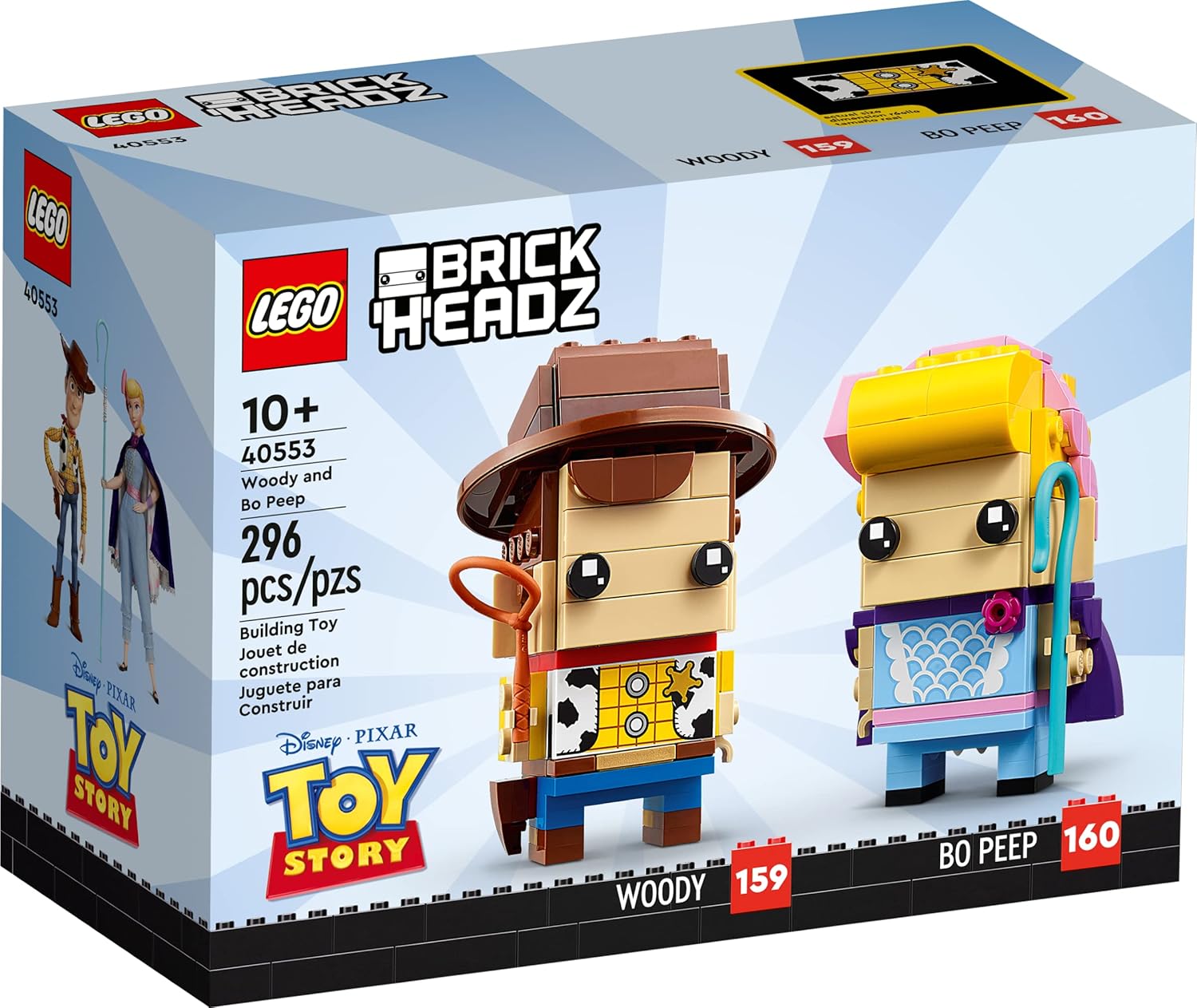 LEGO Brickheadz Disney Toy Story Woody & Bo Peep 40553