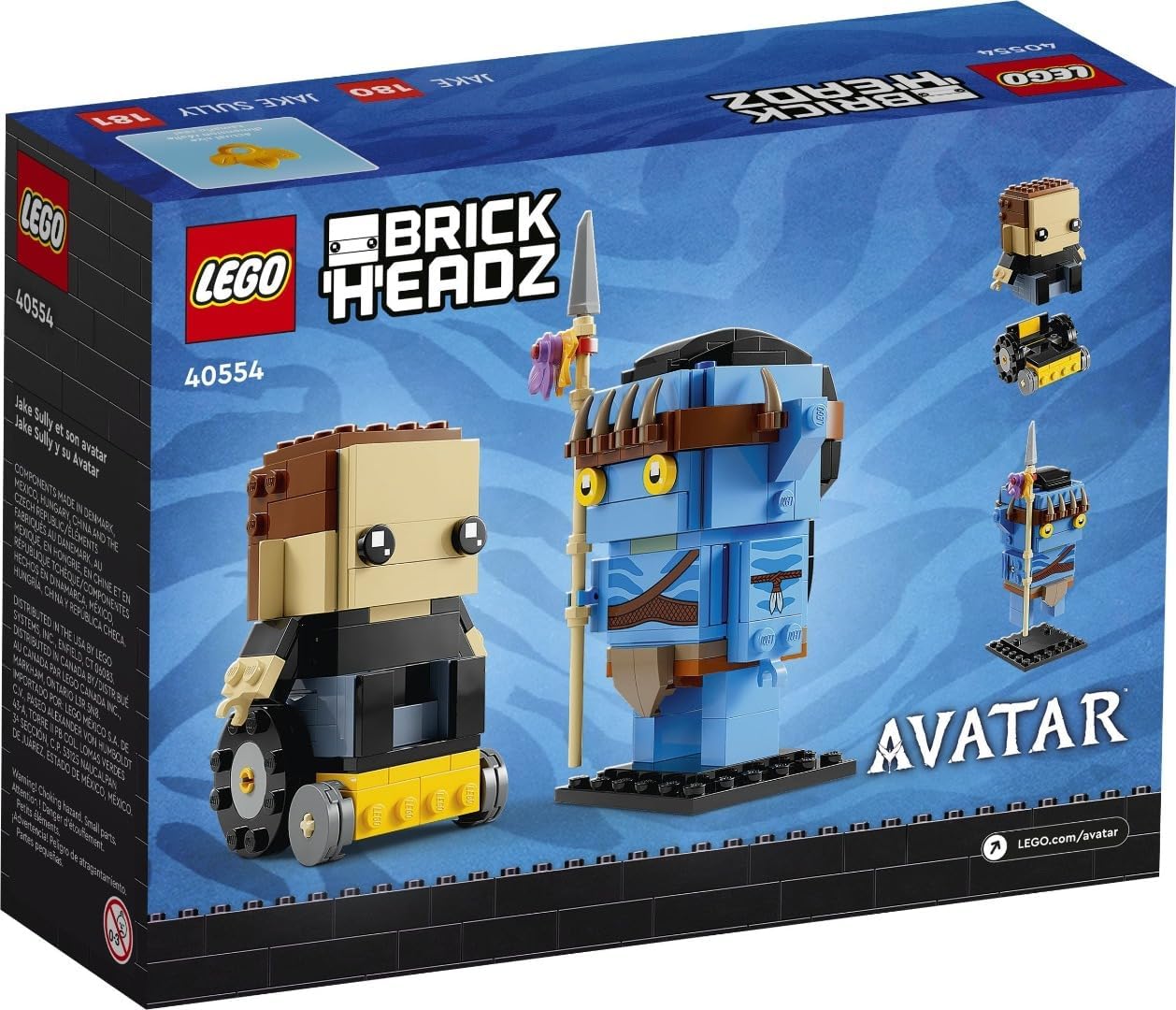 LEGO Brickheadz Avatar Jake Sully & his Avatar #40554