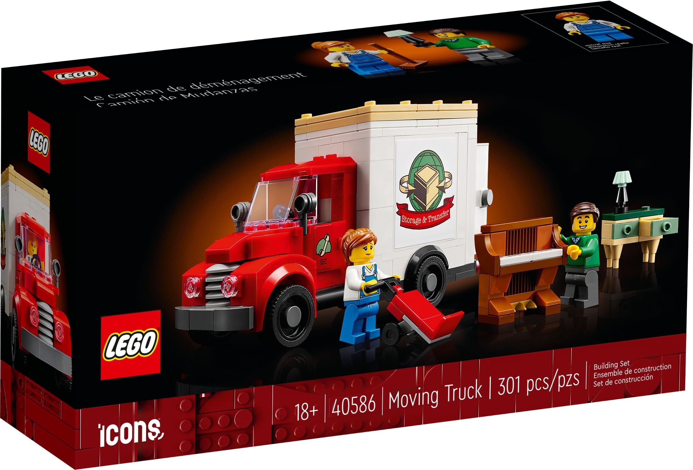 LEGO Icons Moving Truck #40586