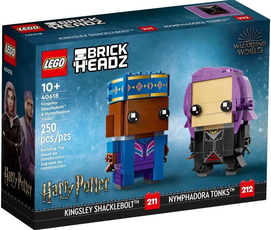 LEGO Brickheadz Harry Potter Kingsley Shacklebot & Nymphadora Tonks #40618