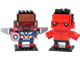 LEGO Brickheadz Marvel Captain America & Red Hulk 40668