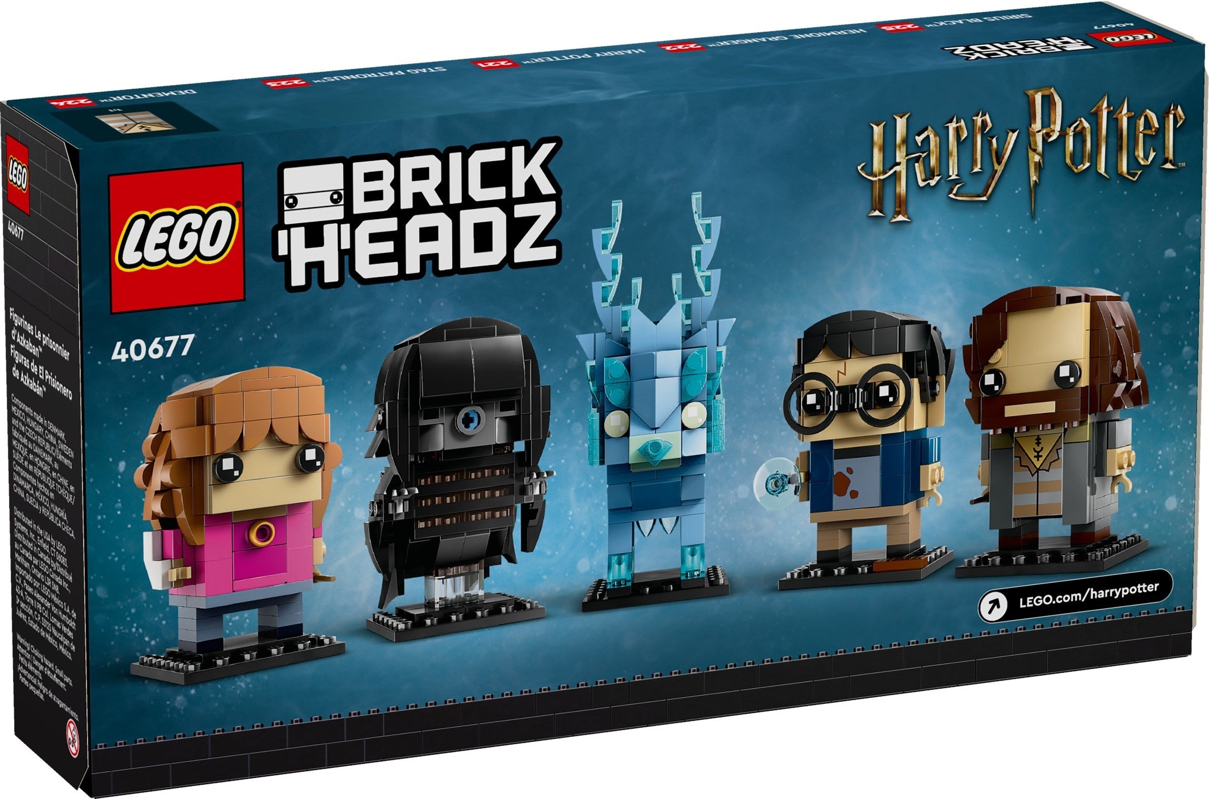 LEGO Brickheadz Harry Potter Prisoner of Azkabans Figures #40677