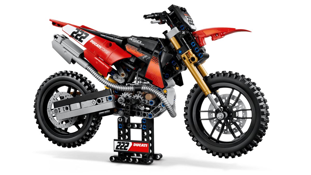 LEGO® Technic Ducati Desmo450 MX Factory Motorcycle 42238