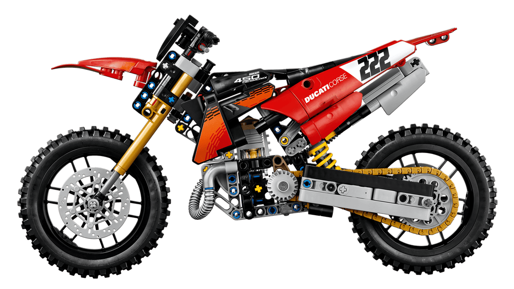 LEGO® Technic Ducati Desmo450 MX Factory Motorcycle 42238