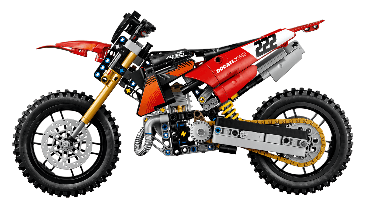 LEGO® Technic Ducati Desmo450 MX Factory Motorcycle 42238