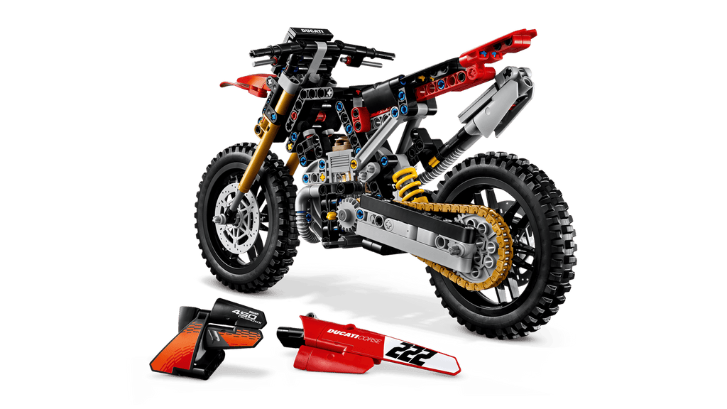 LEGO® Technic Ducati Desmo450 MX Factory Motorcycle 42238