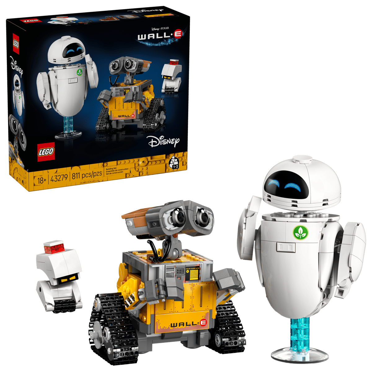 LEGO® Disney Pixar 43279 WALL-E and EVE | Baronneau – Baronneau Inc.
