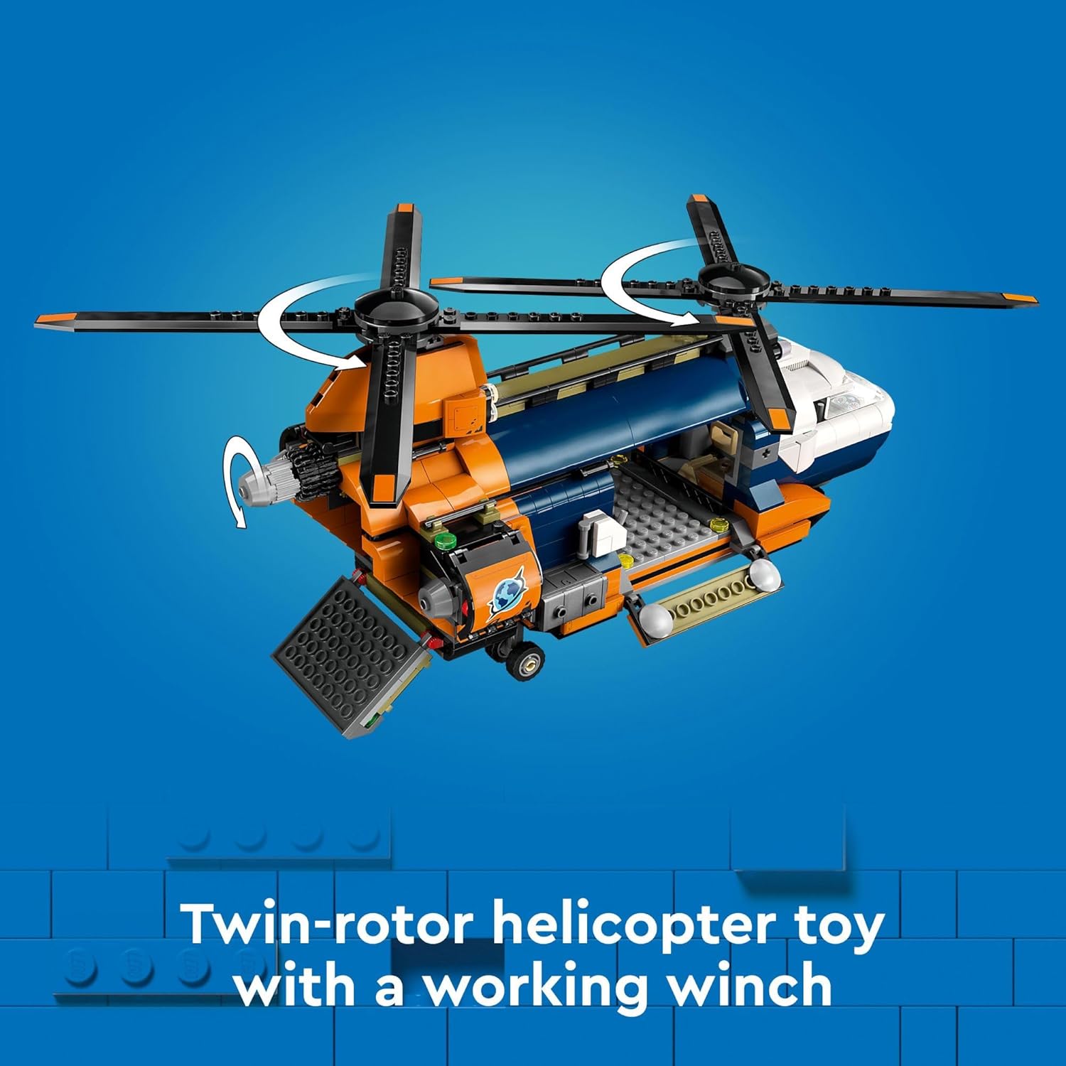 LEGO City Jungle Explorer Helicopter at Base Camp 60437