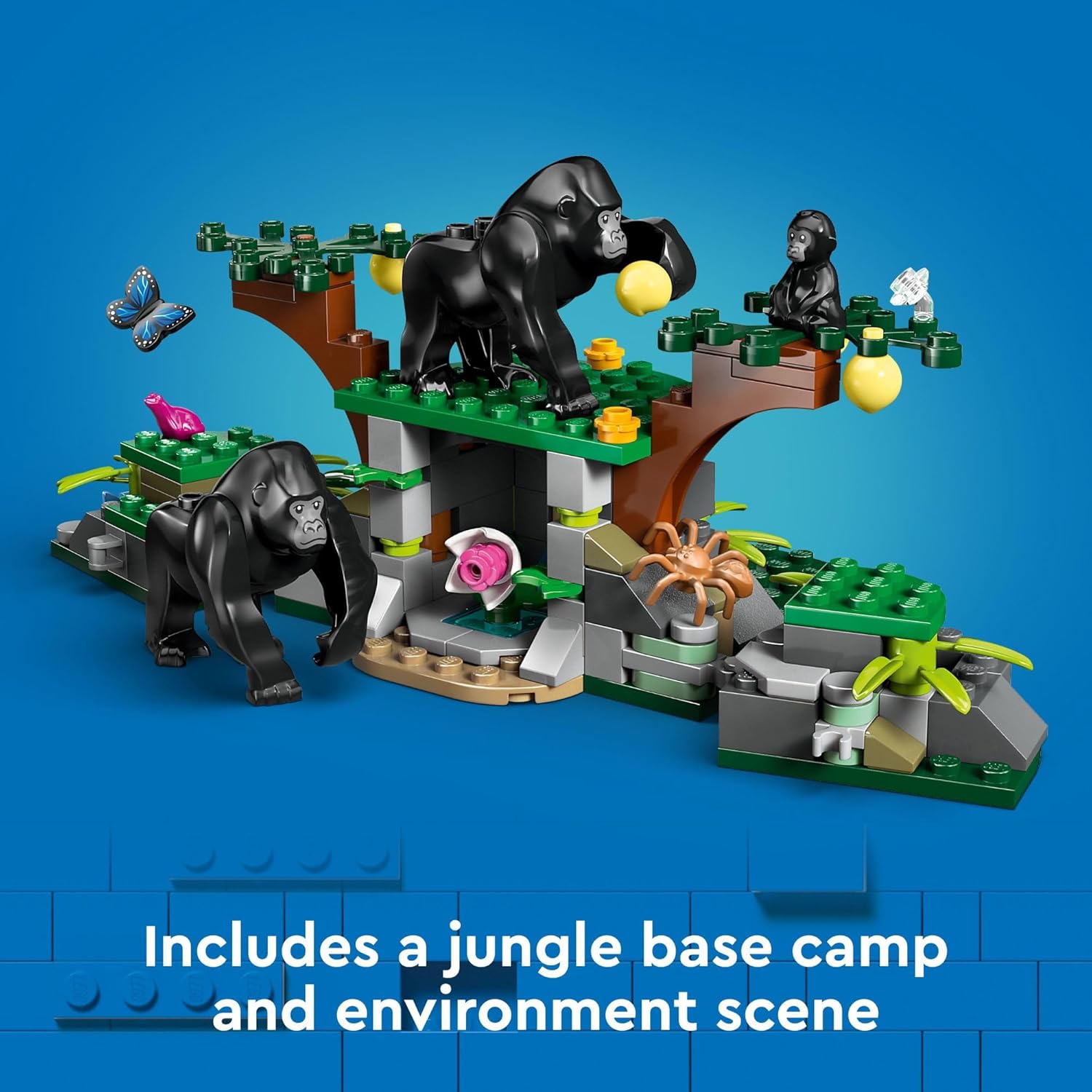 LEGO City Jungle Explorer Helicopter at Base Camp 60437