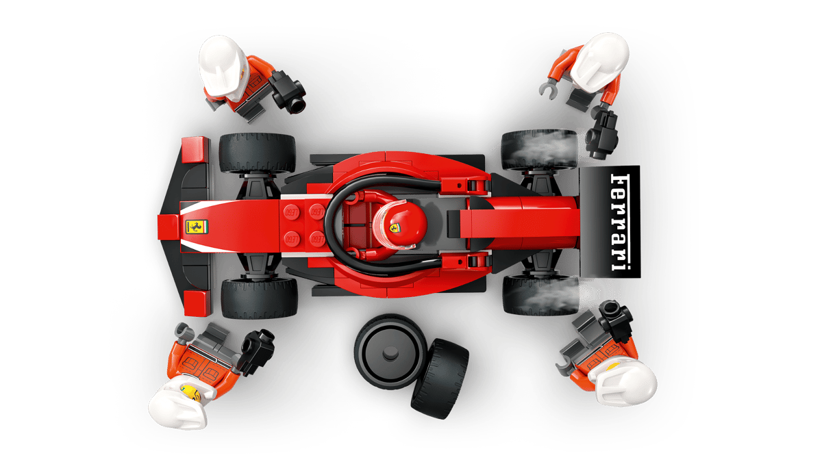 LEGO® City F1 Pit Stop & Pit Crew with Ferrari Car 60443