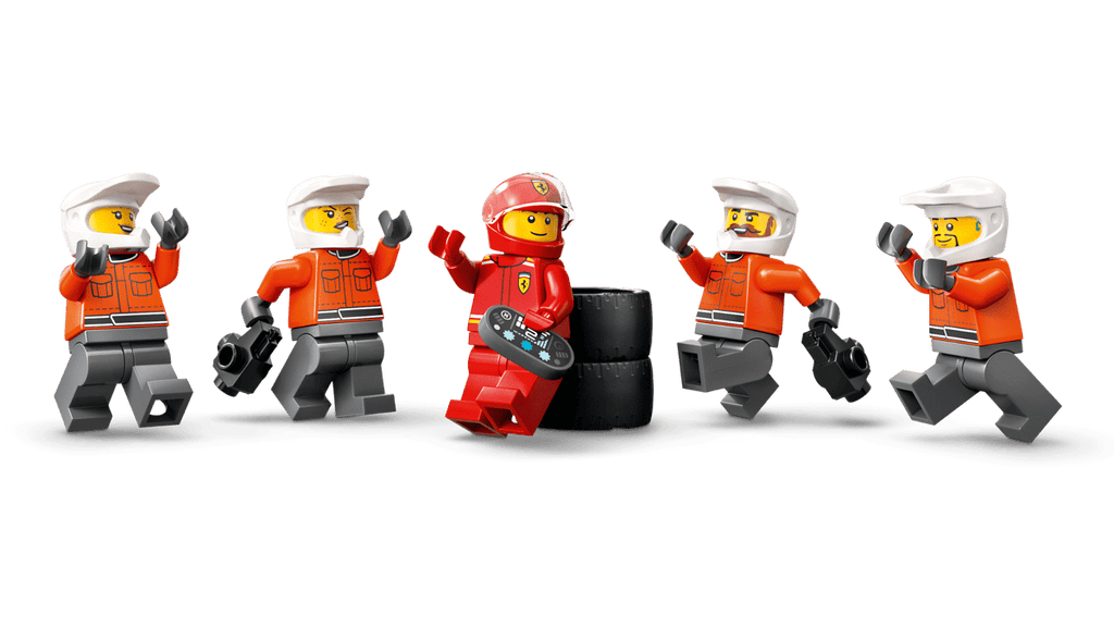 LEGO® City F1 Pit Stop & Pit Crew with Ferrari Car 60443