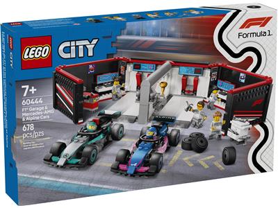LEGO City Formula 1® F1® Garage & Mercedes-AMG® & Alpine Cars 60444