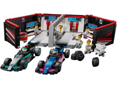 LEGO City Formula 1® F1® Garage & Mercedes-AMG® & Alpine Cars 60444