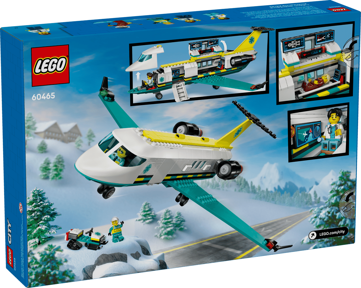 LEGO® City Emergency Air Ambulance Airplane 60465