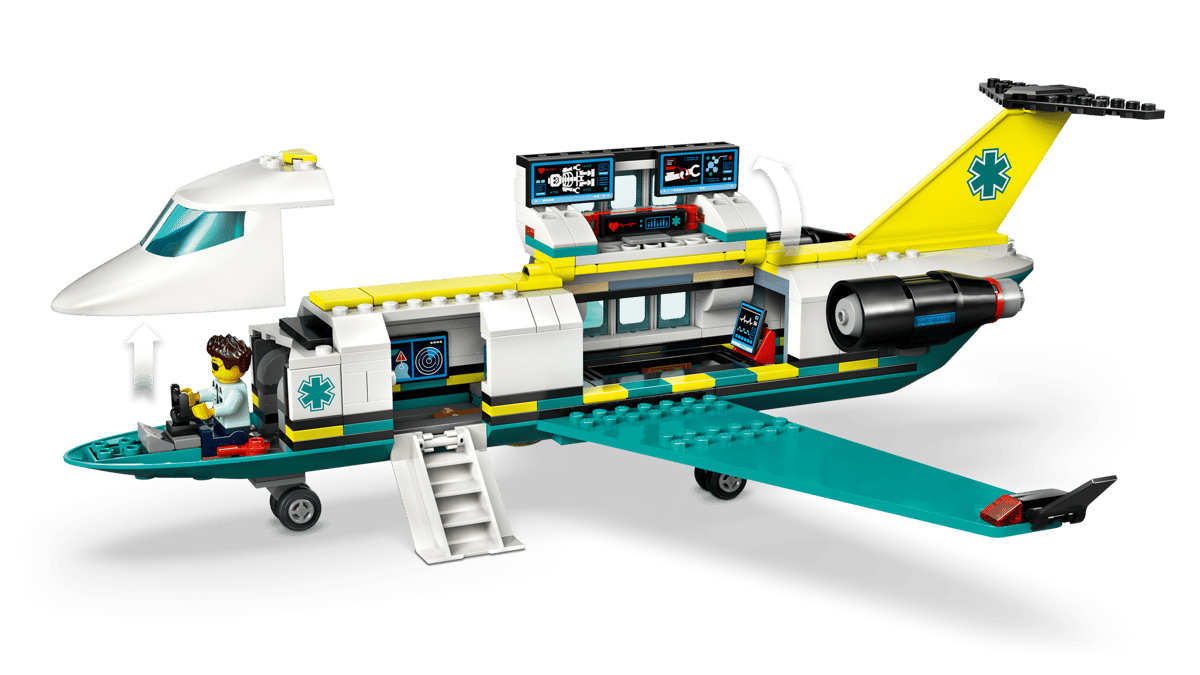 LEGO® City Emergency Air Ambulance Airplane 60465