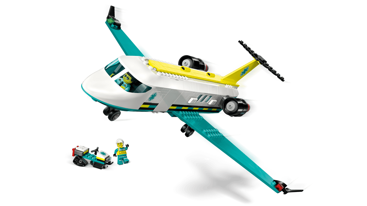 LEGO® City Emergency Air Ambulance Airplane 60465