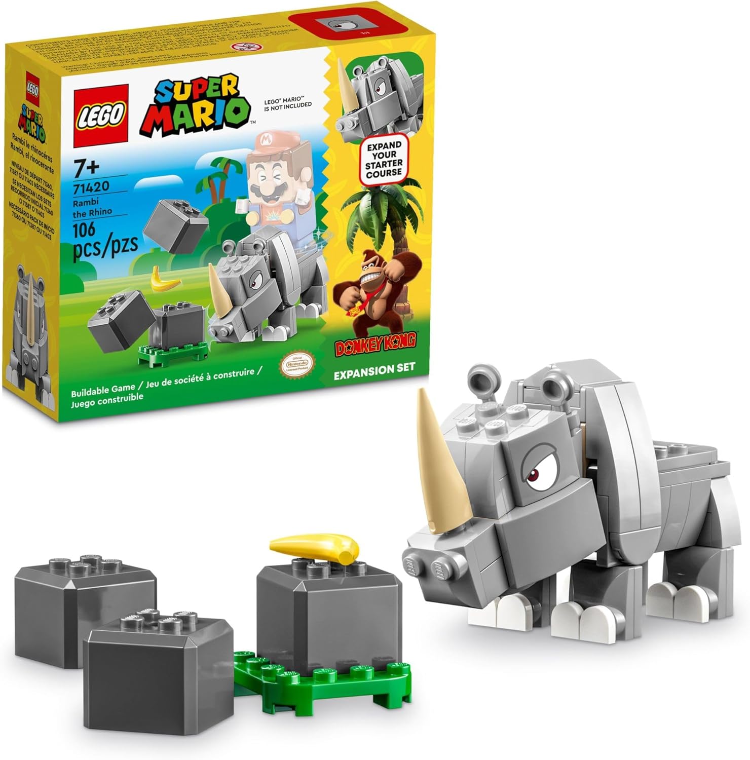 LEGO Super Mario Rambi the Rhino Expansion Set #71420