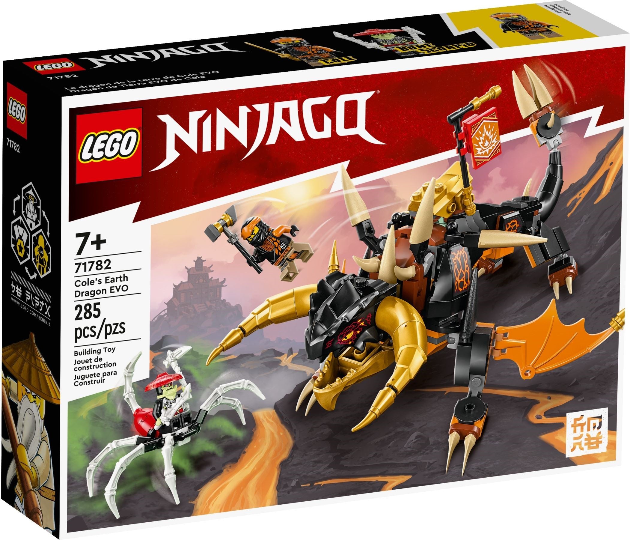 LEGO Ninjago Cole's Earth Dragon EVO #71782