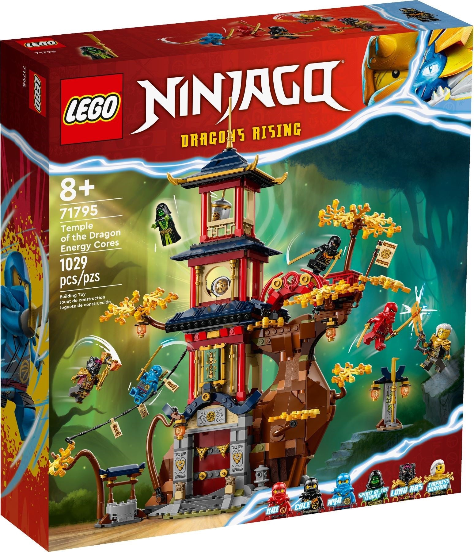 LEGO Ninjago Temple of the Dragon Energy Cores #71795