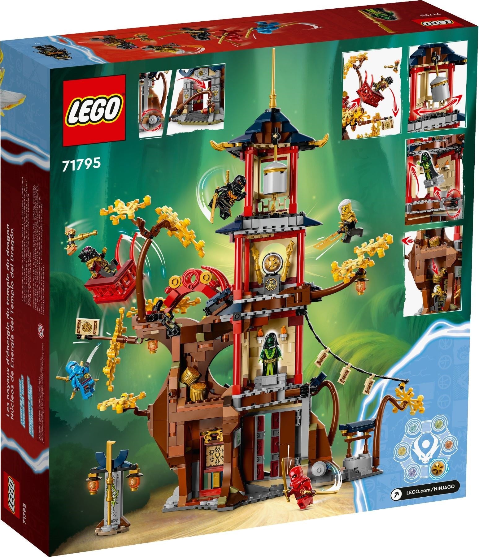 LEGO Ninjago Temple of the Dragon Energy Cores #71795