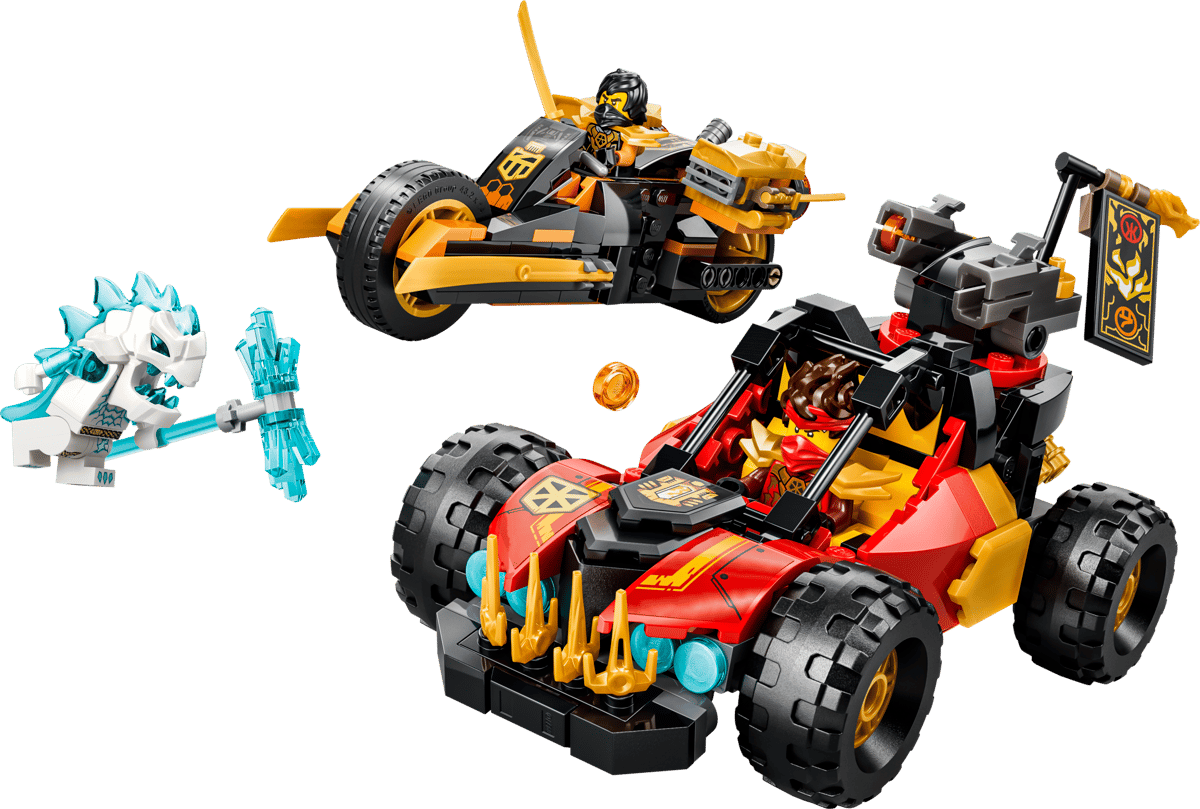 LEGO® NINJAGO Kai & Cole's Combiner Vehicles 71864