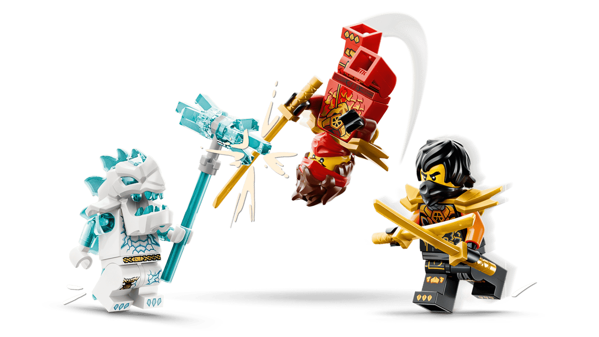 LEGO® NINJAGO Kai & Cole's Combiner Vehicles 71864