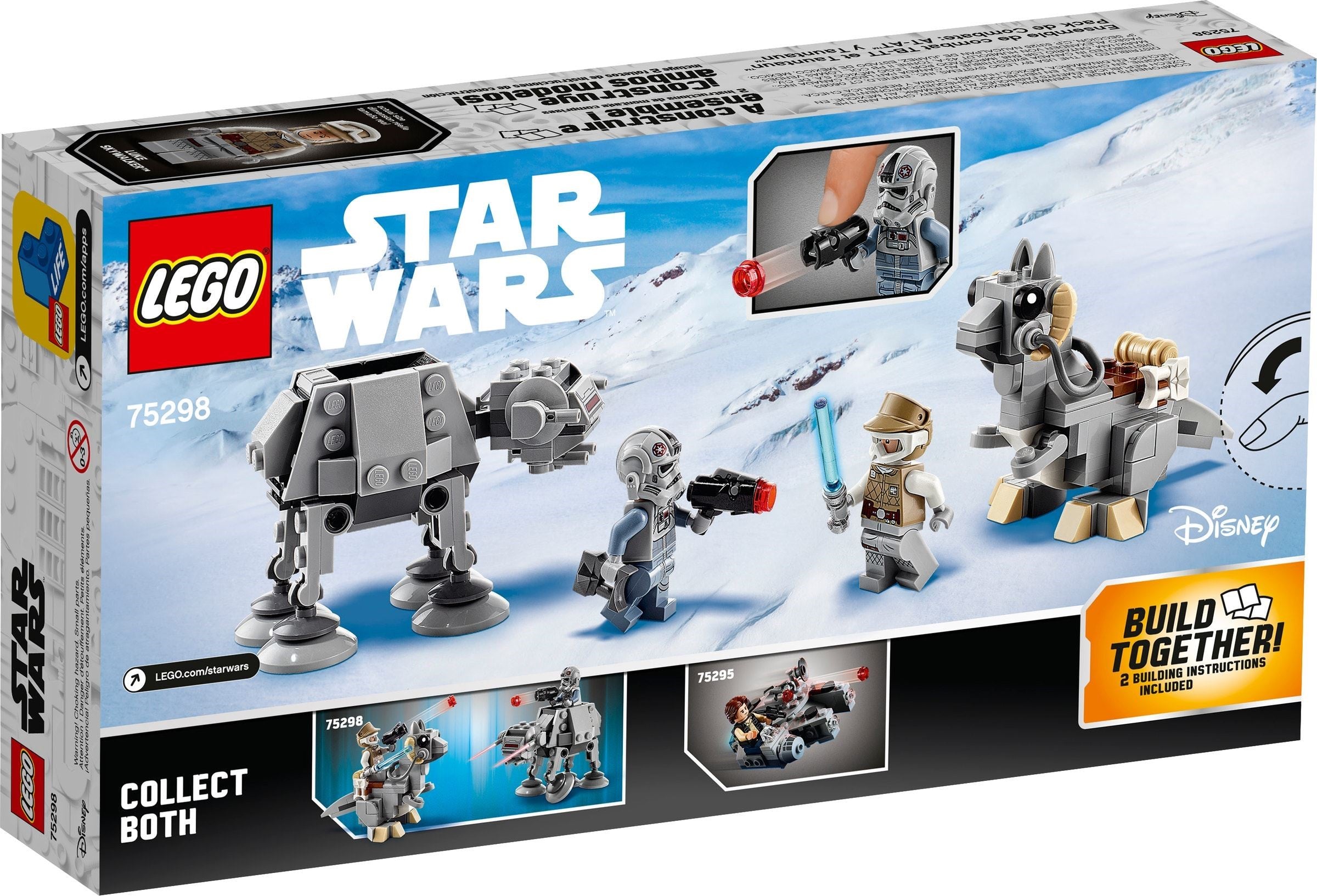 LEGO Star Wars At-At vs Tauntaun Microfighters #75298
