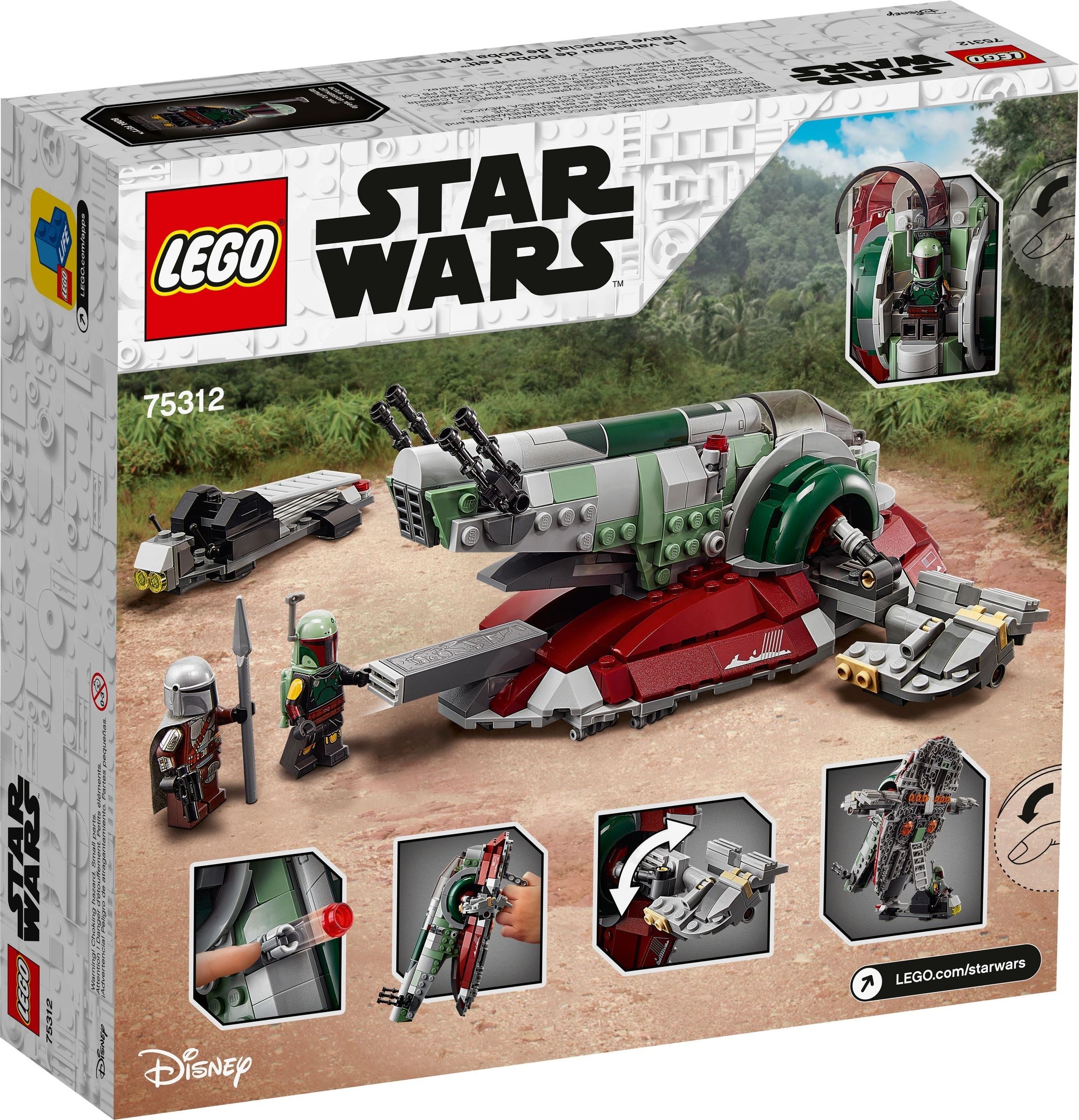 LEGO Star Wars Boba Fett's Starship #75312