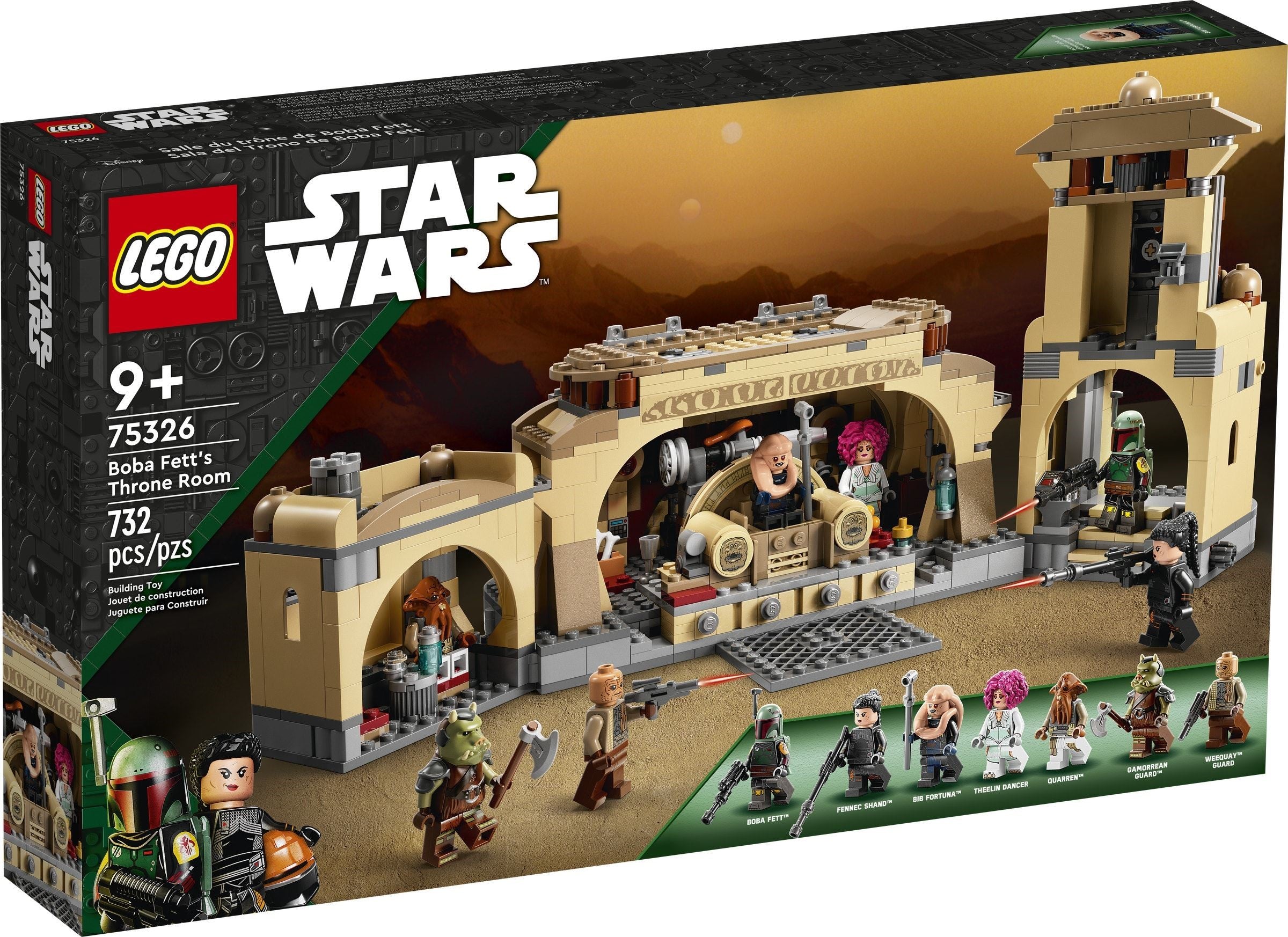 LEGO Star Wars Boba Fett's Throne Room #75326