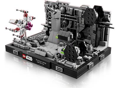 LEGO Star Wars Death Star Trench Run Diorama 75329