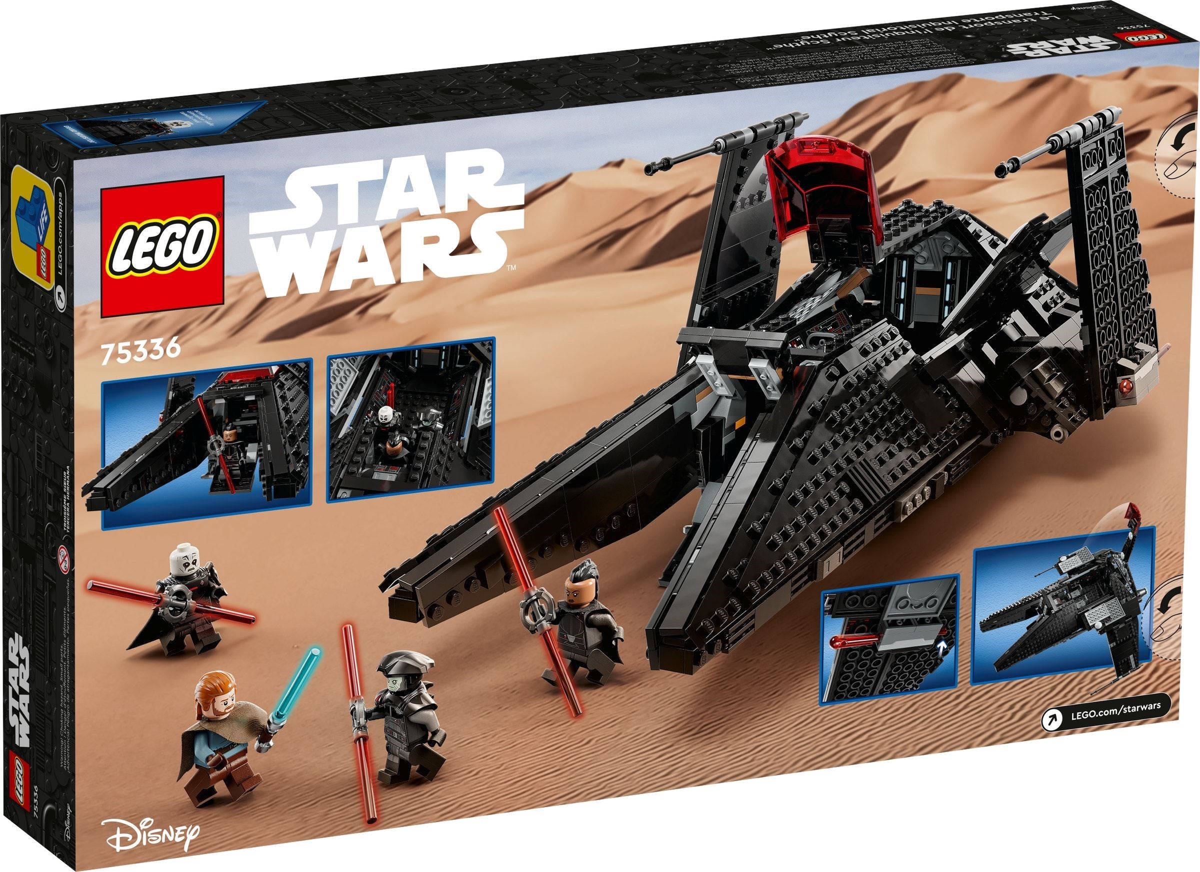 LEGO Star Wars Inquisitor Scythe Transport #75336