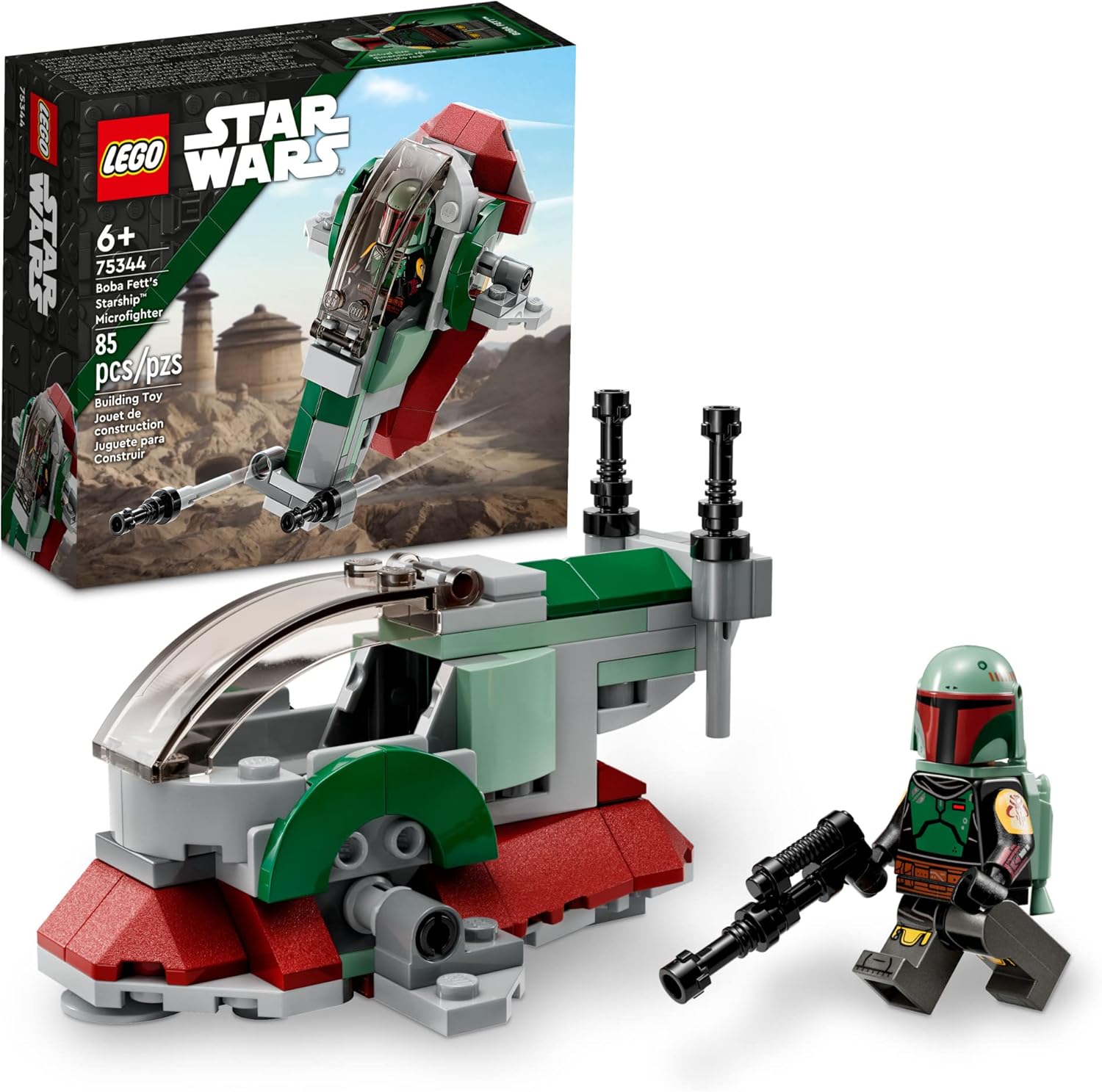 LEGO Star Wars Boba Fett's Starship Microfighter #75344