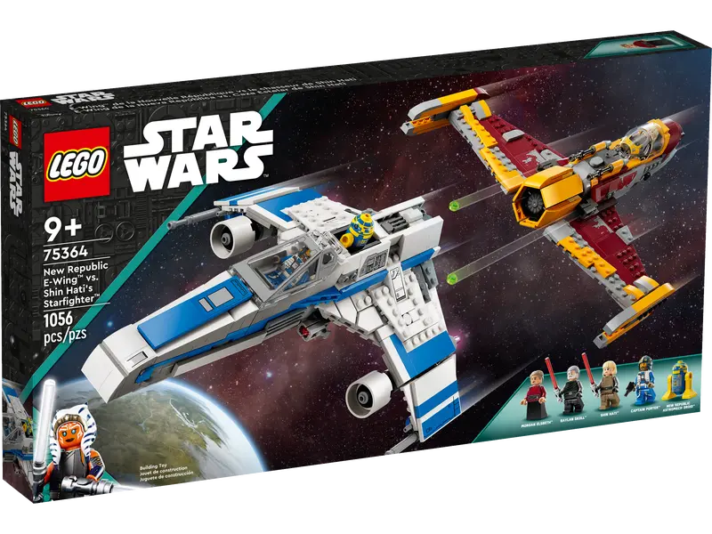 LEGO Star Wars New Republic E-Wing vs. Shin Hati's Starfighter #75364