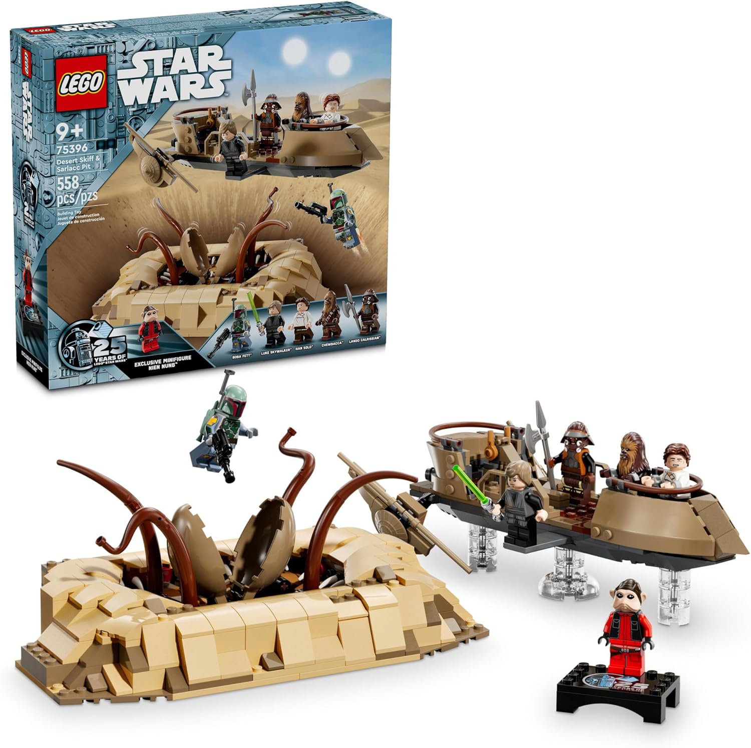 LEGO Star Wars Desert Skiff et Sarlacc Pit #75396