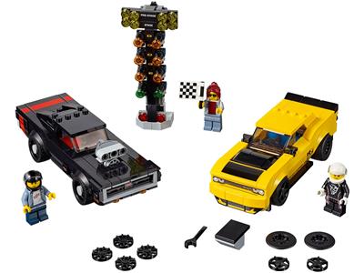 LEGO Speed Champions 2018 Dodge Challenger SRT Demon & 1970 Dodge Charger 75893