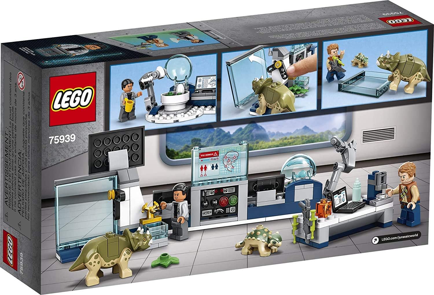 LEGO Jurassic World Dr. Wu's: Baby Dinosaurs Breakout